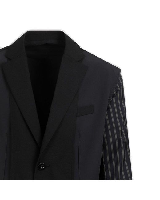 Sacai Black Suiting Jacket for men