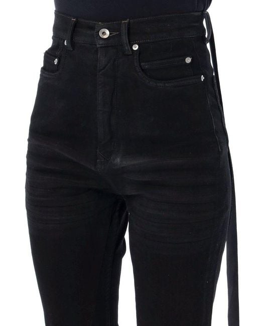 Rick Owens Black Bolan Bootcup Jeans