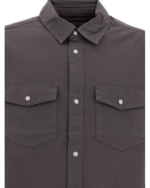 Carhartt Gray /S Santa Fe" Shirt for men
