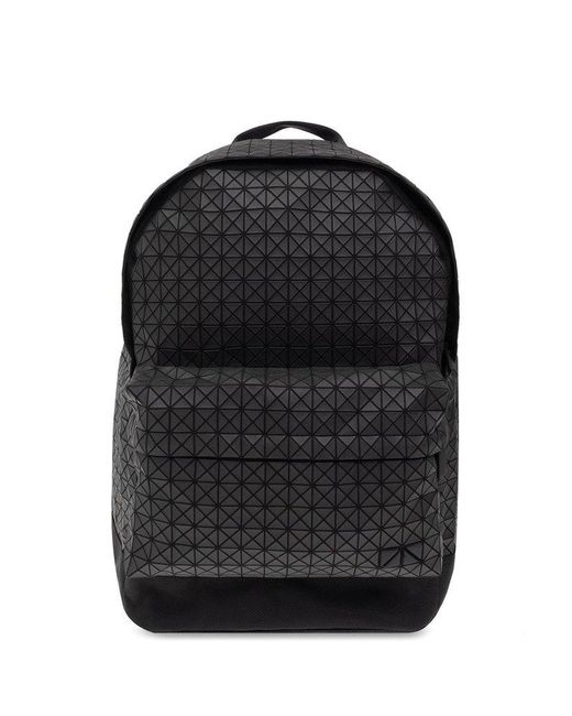 Bao Bao Issey Miyake Black Geometrical Patterned Backpack