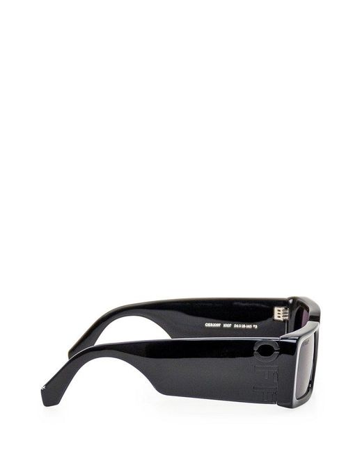 Off-White c/o Virgil Abloh Purple Rectangular Frame Sunglasses for men