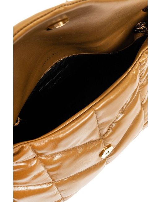 Saint Laurent Natural ‘Puffer Small’ Shoulder Bag