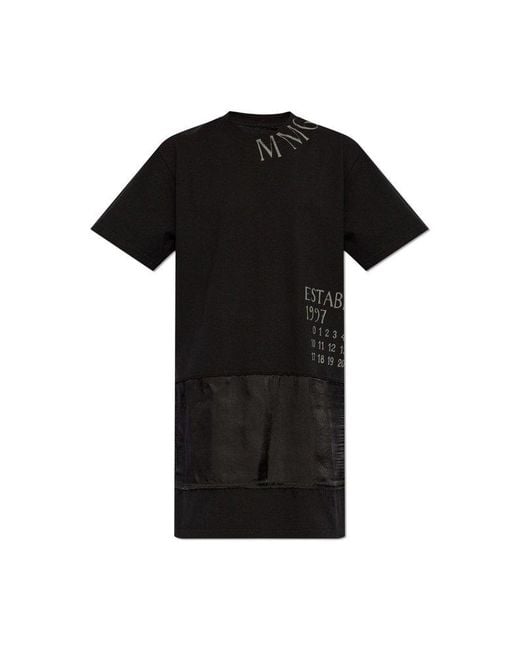 MM6 by Maison Martin Margiela Black Dress With Print