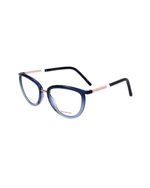 Carolina Herrera Black Oval Frame Full Rim Optical Glasses