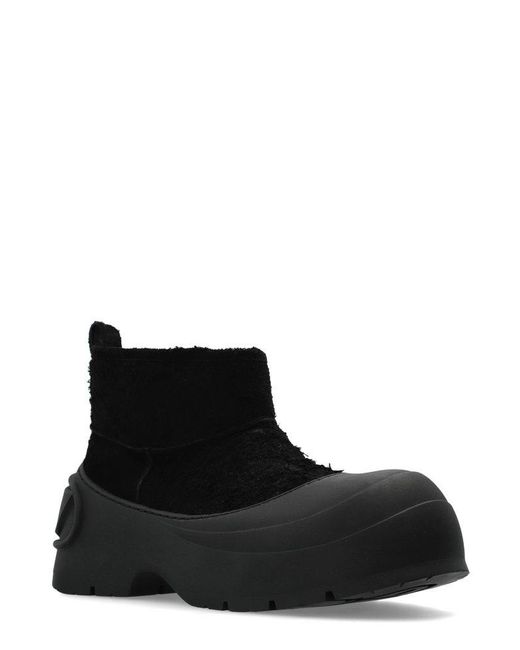 DIESEL Black Chunky Ankle Boots for men