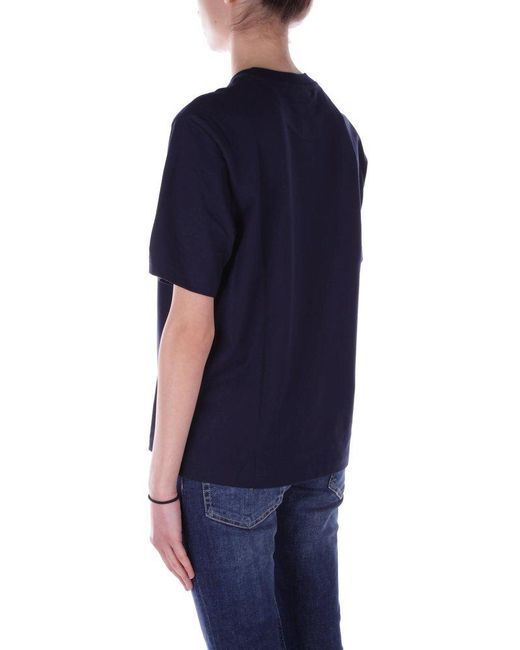 Lacoste Blue Relaxed Fit Soft T-Shirt