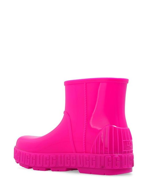 Ugg Pink Drizlita Round Toe Ankle Boots