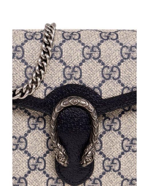 Gucci Black 'dionysus' Wallet With Chain