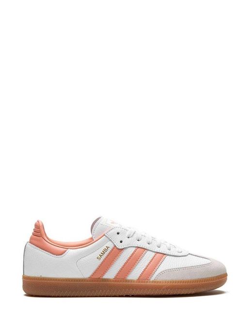 adidas Samba Low-top Sneakers in Pink | Lyst