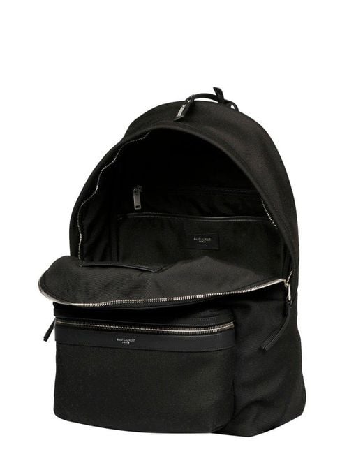 Saint Laurent Black City Backpack for men