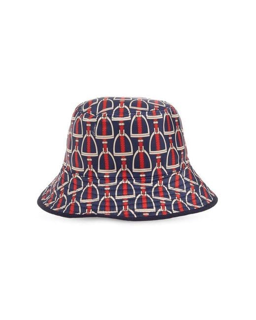 Gucci Multicolor GG Monogrammed Reversible Bucket Hat for men