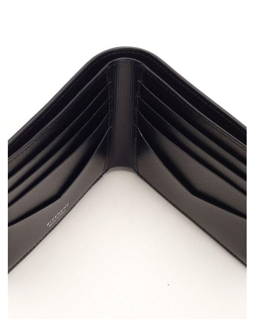 Givenchy Black Butter Soft Leather Bi Fold Wallet for men