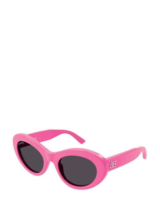 Balenciaga Pink Cat-eye Frame Sunglasses