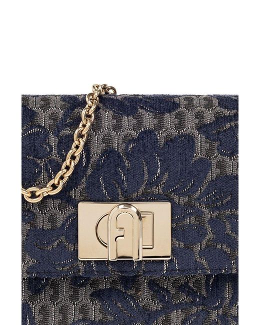 Furla Blue ‘1927 Mini’ Shoulder Bag