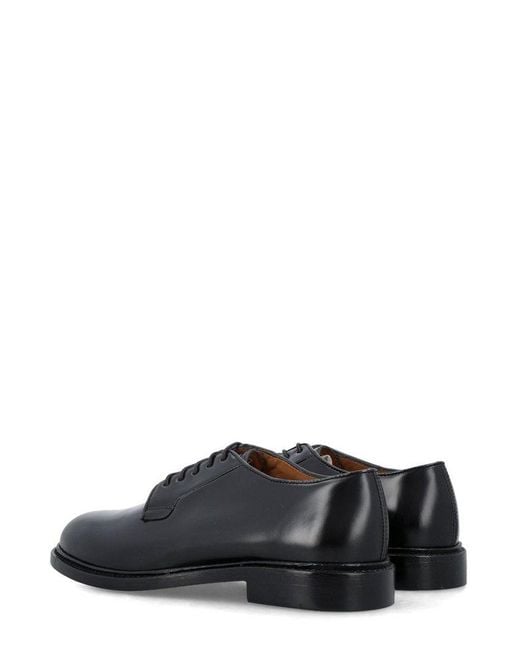 Sebago Black Milton Gyw Derby Shoes for men