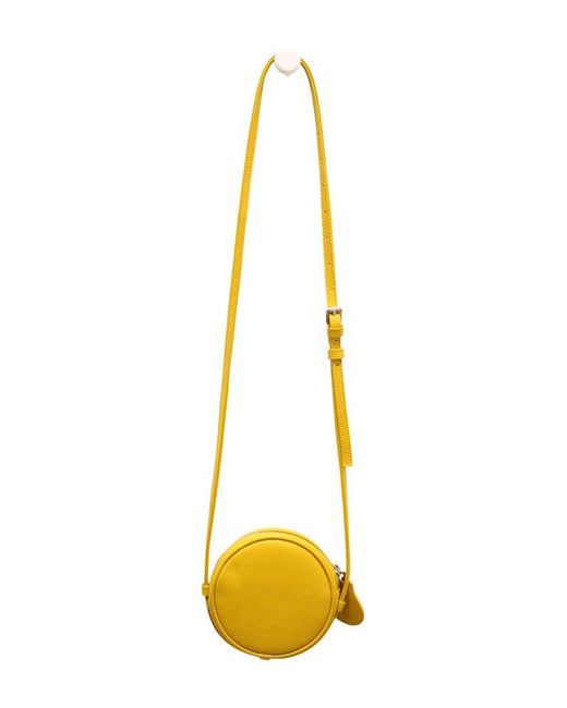 Courreges Metallic Small Circle Bags