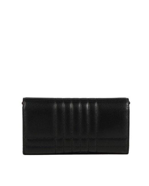 Burberry Black Quilted Leather Mini 'lola' Bag