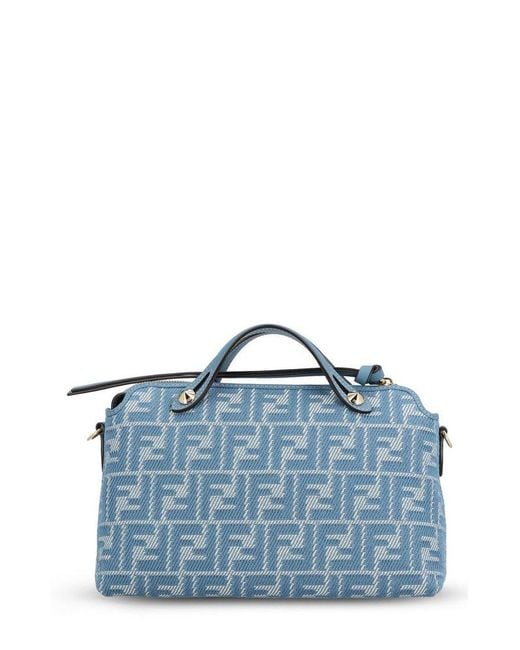 Fendi Blue By The Way Soft Medium Shoulder Bag