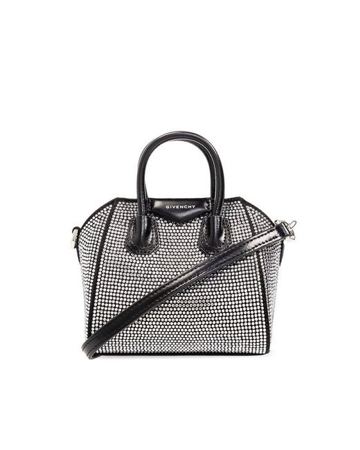 Givenchy Gray Antigona Toy Leather Handbag