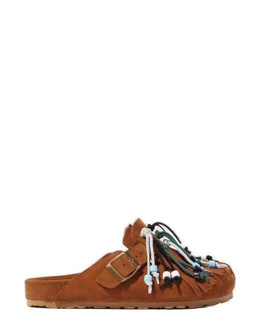 サンダル・ミュール SCAROSSO SS23 Gea Brown (GEAMULEBROSUED) Gea Brown Mules for Women | Scarosso®