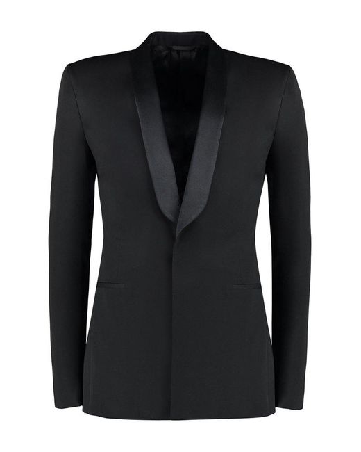 Givenchy Black Single-breasted One Button Jacket for men