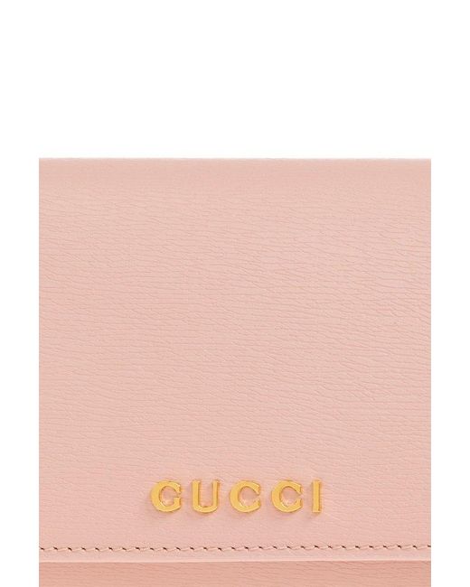 Gucci Pink Leather Wallet,