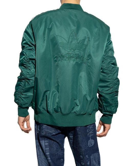 Adidas Originals Green Reversible Jacket for men