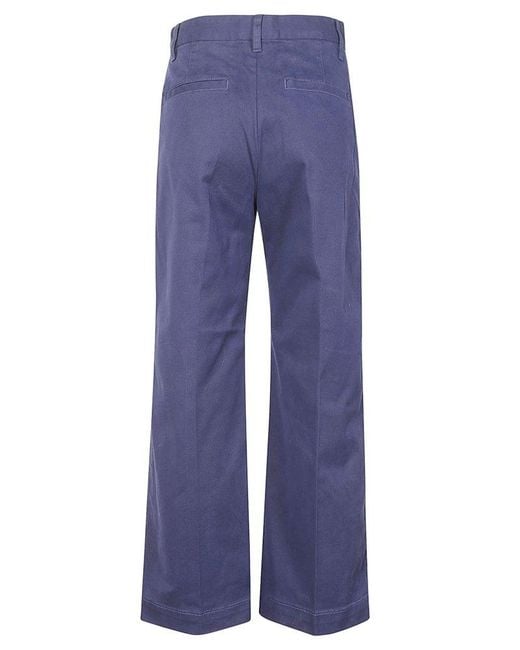 Polo Ralph Lauren Blue Chino Wide-leg Pants