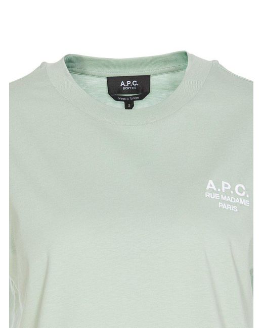 A.P.C. Green T-Shirts And Polos
