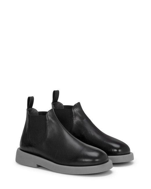 Marsèll Black Gommello Two-tone Ankle Boots for men