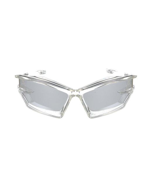 Givenchy Metallic Giv Cut Cat-Eye Frame Sunglasses for men