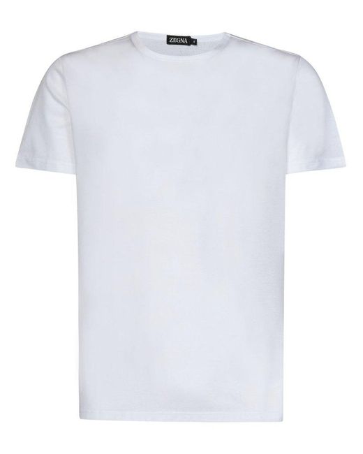 Zegna White T-Shirt for men