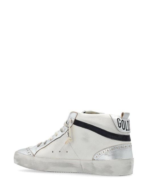 Golden Goose Deluxe Brand White Star Patch High-top Sneakers