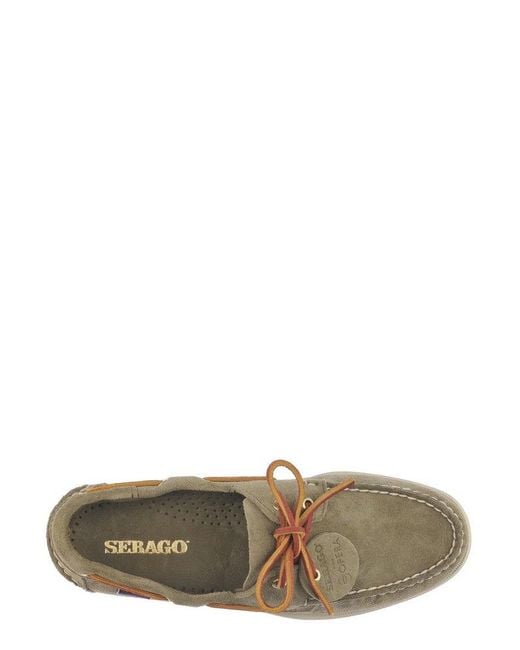 Sebago Green Portland Artisan Slip-On Loafers for men