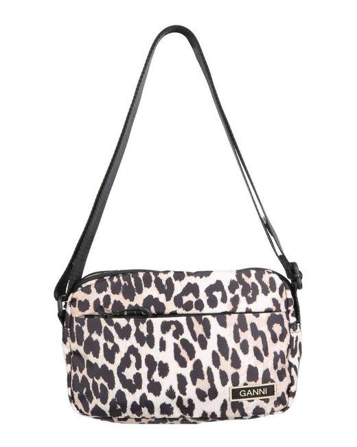 Ganni Synthetic Festival Shoulder Bag in White Lyst