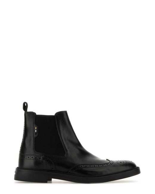 Boss Black Slip-On Chelsea Boots for men