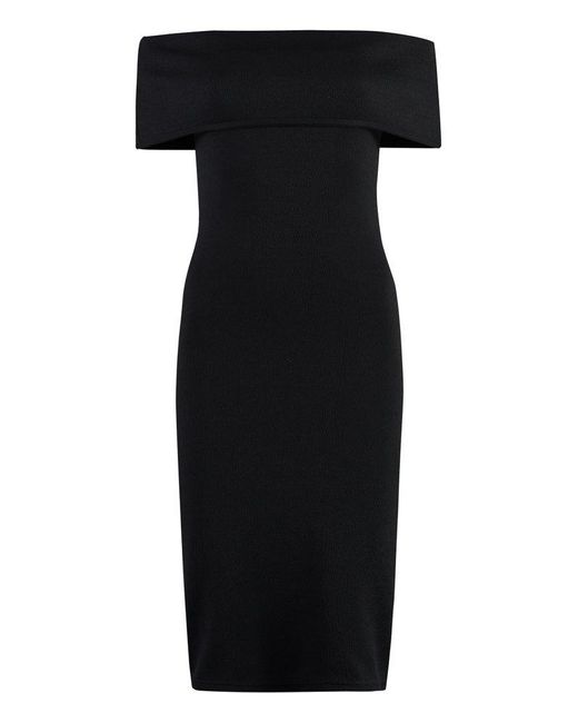 Bottega Veneta Black Technical Nylon Dress