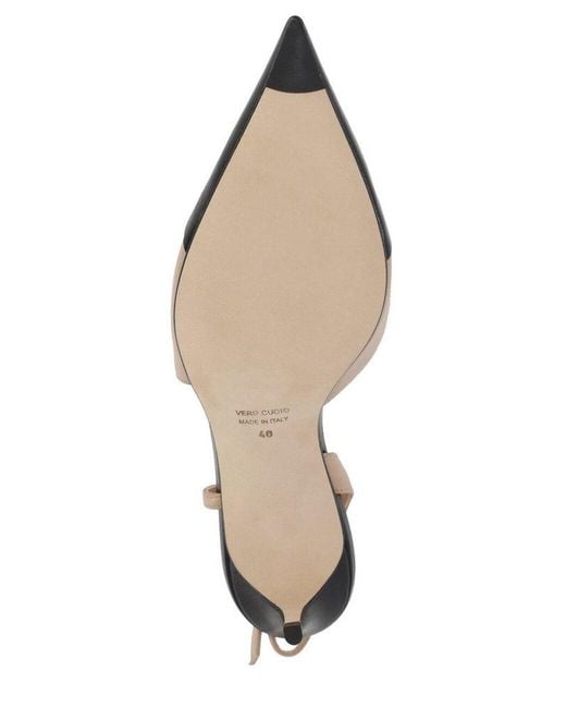 The Seller Multicolor Two-Toned Slingback Pumps