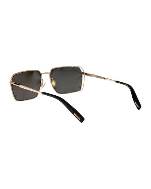 Chopard Gray Square Frame Sunglasses for men