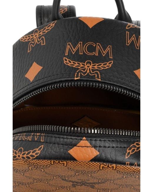 MCM Brown Backpack With Logo