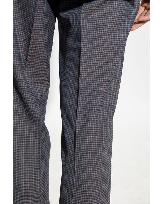 Paul Smith Blue Checked Suit for men
