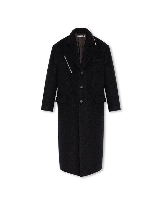 Acne Black Wool Coat