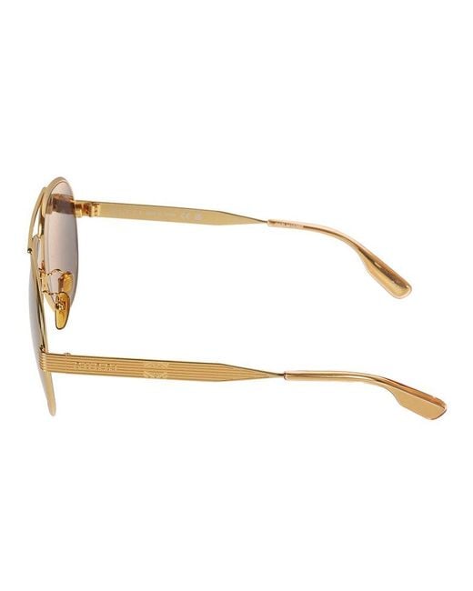 Gucci Metallic Aviator Frame Sunglasses for men