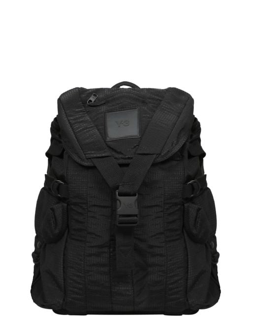 Y-3 Black Ch2 Utility Backpack for men