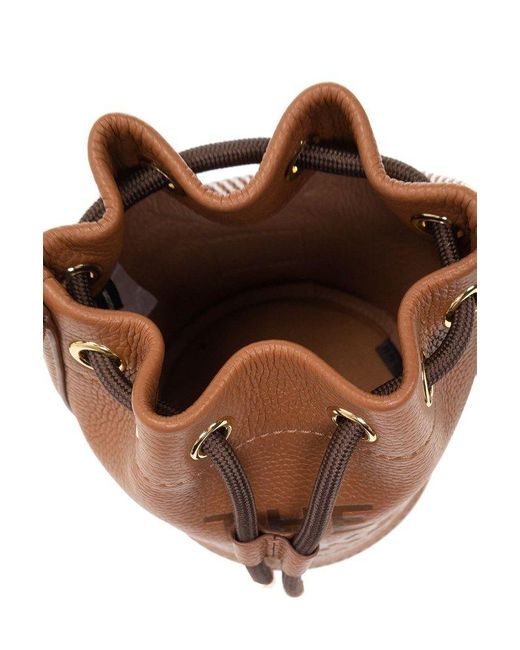 Marc Jacobs Brown 'the Bucket Micro' Shoulder Bag