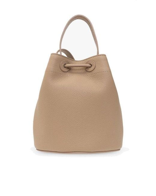 Burberry Natural Leather Bucket Bag