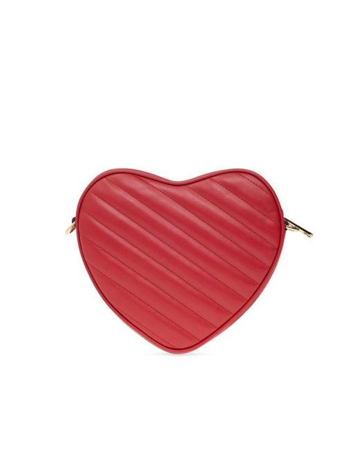 Gucci Red 'heart' Shoulder Bag