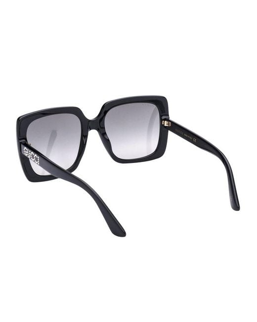 Gucci Black Square Frame Sunglasses