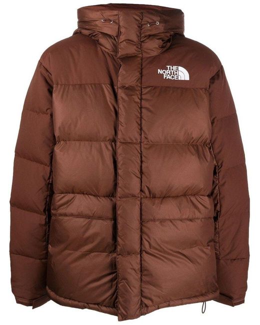 The North Face Himalayan Padded Hooded Jacket in Brown for Men Lyst