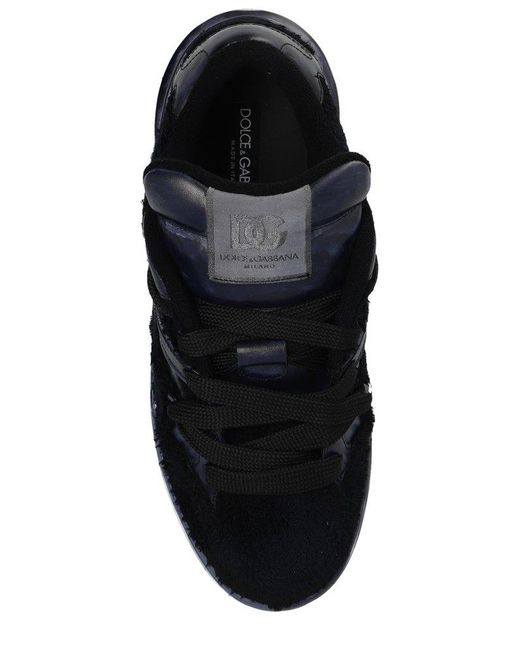 Dolce & Gabbana Black ‘New Roma’ Sneakers for men